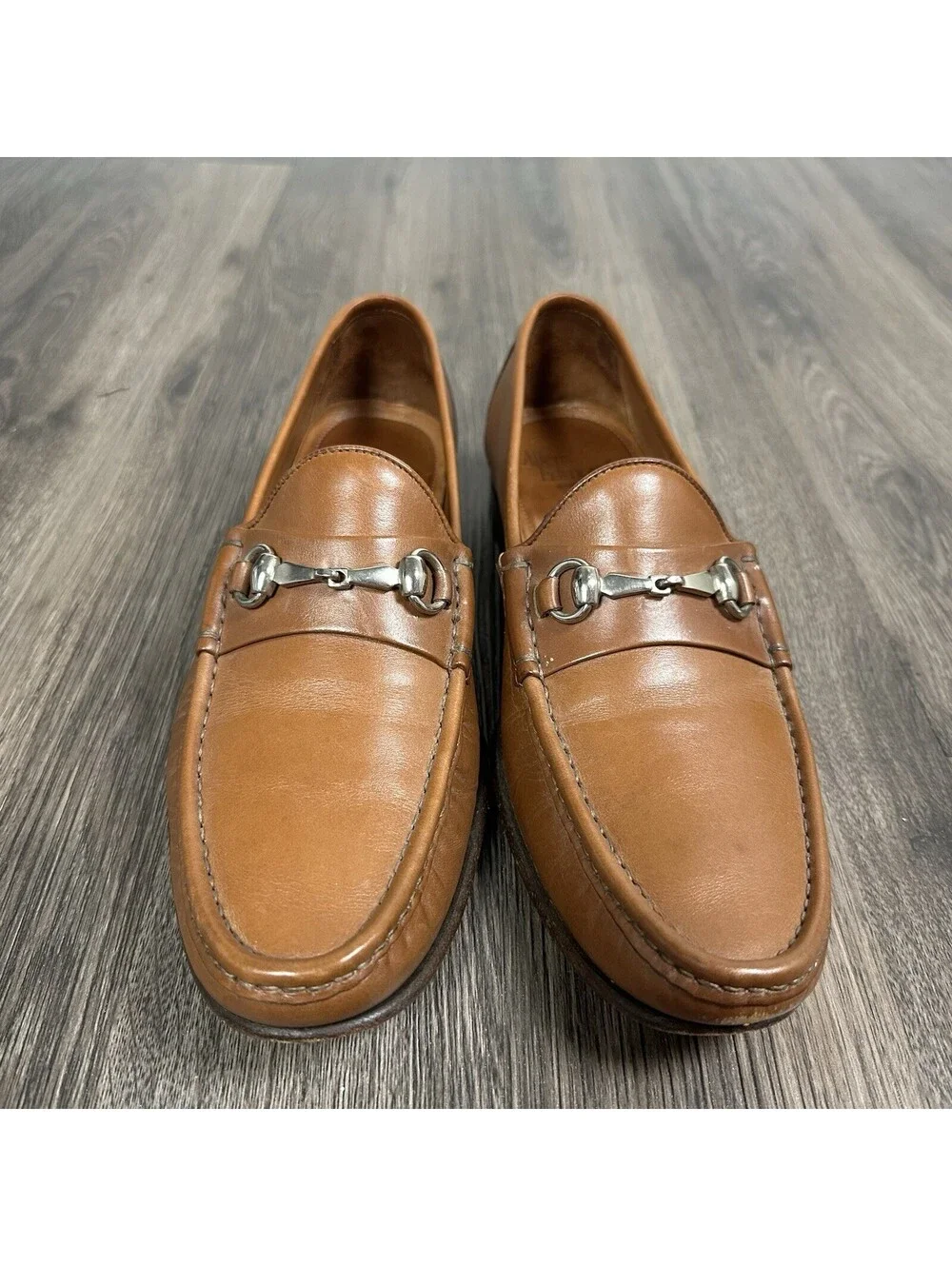 Allen Edmonds VERONA II Italian Men's Dress Loafers Walnut 9 D Made In Italy